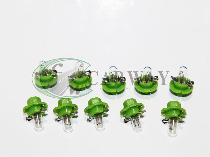 Лампа автомоб. BAX green 12V 1.3WBX8.4d 22047(10 шт) Zollex