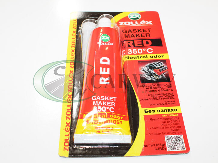Герметик прок (червоний) RED-85g. Преміум 15008 Zollex