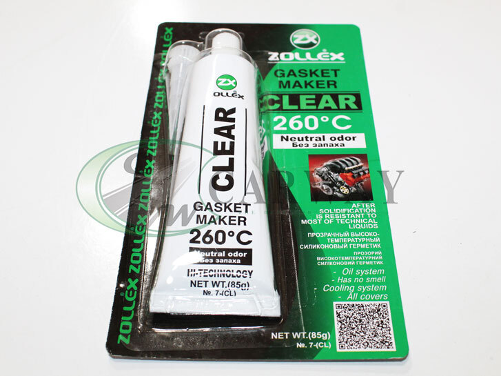 Герметик прокл. (прозорий) CLEAR-85g. Преміум 15013 Zollex