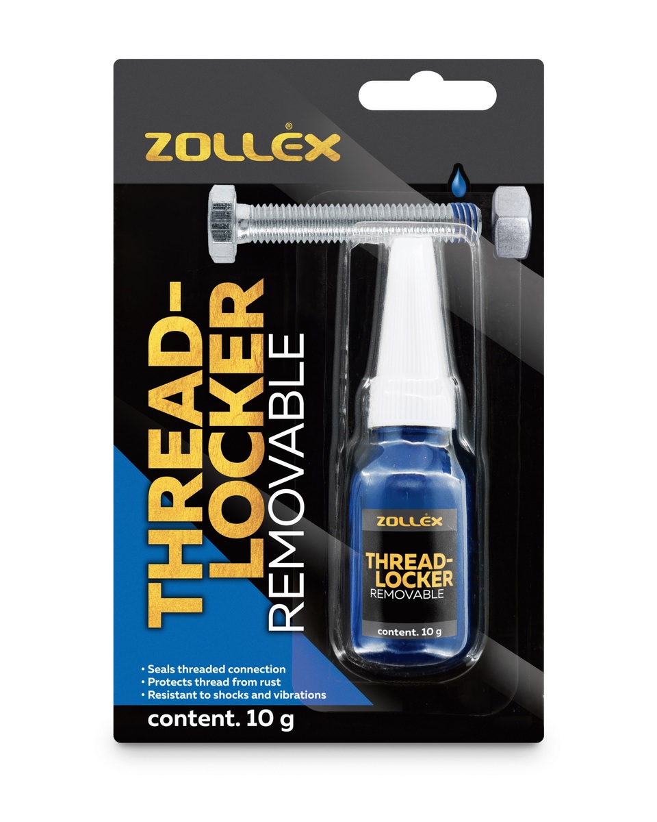 Фіксатор різьбового з'єднання (синій) 10г BFU-5 15023 Zollex