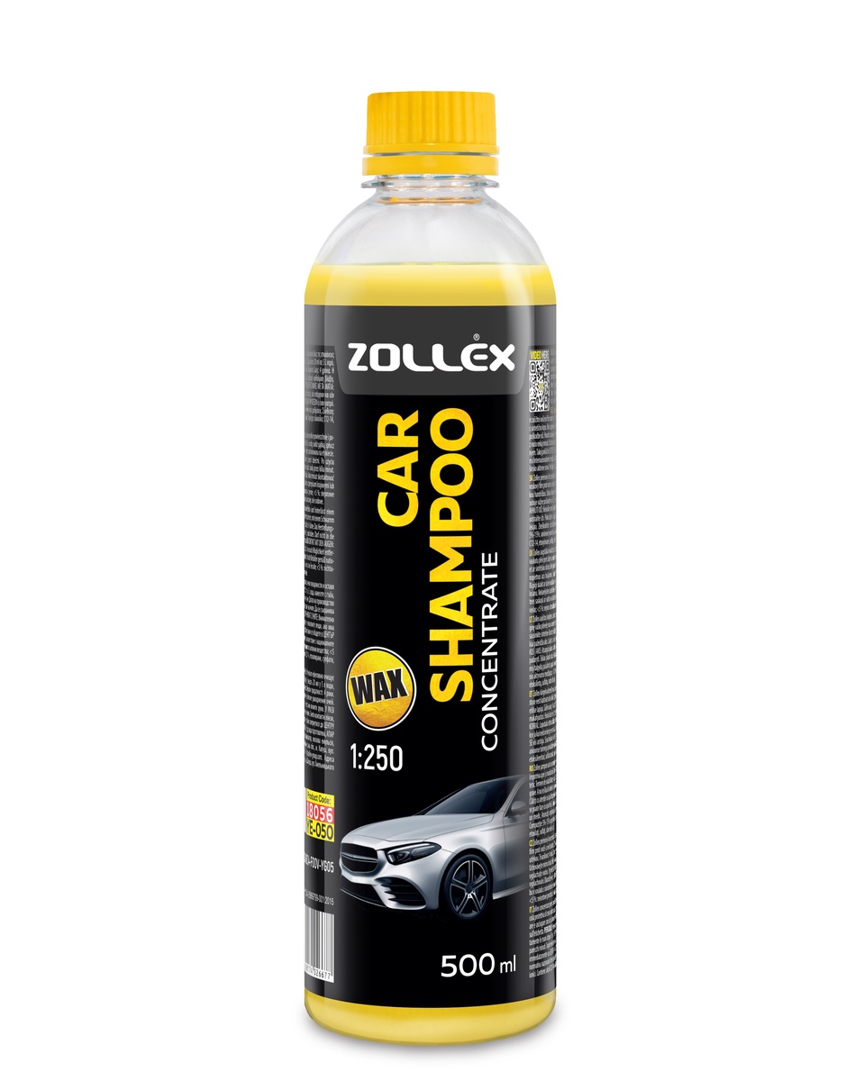 Автошампунь конц.з воск Premium 0.5л 18056 Zollex