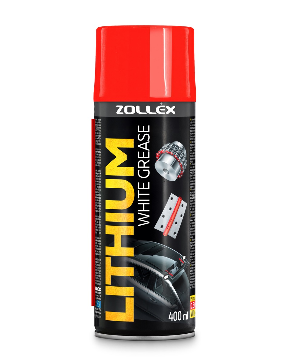 Мастило літієве (біле) WLG-48 400мл 15094 Zollex
