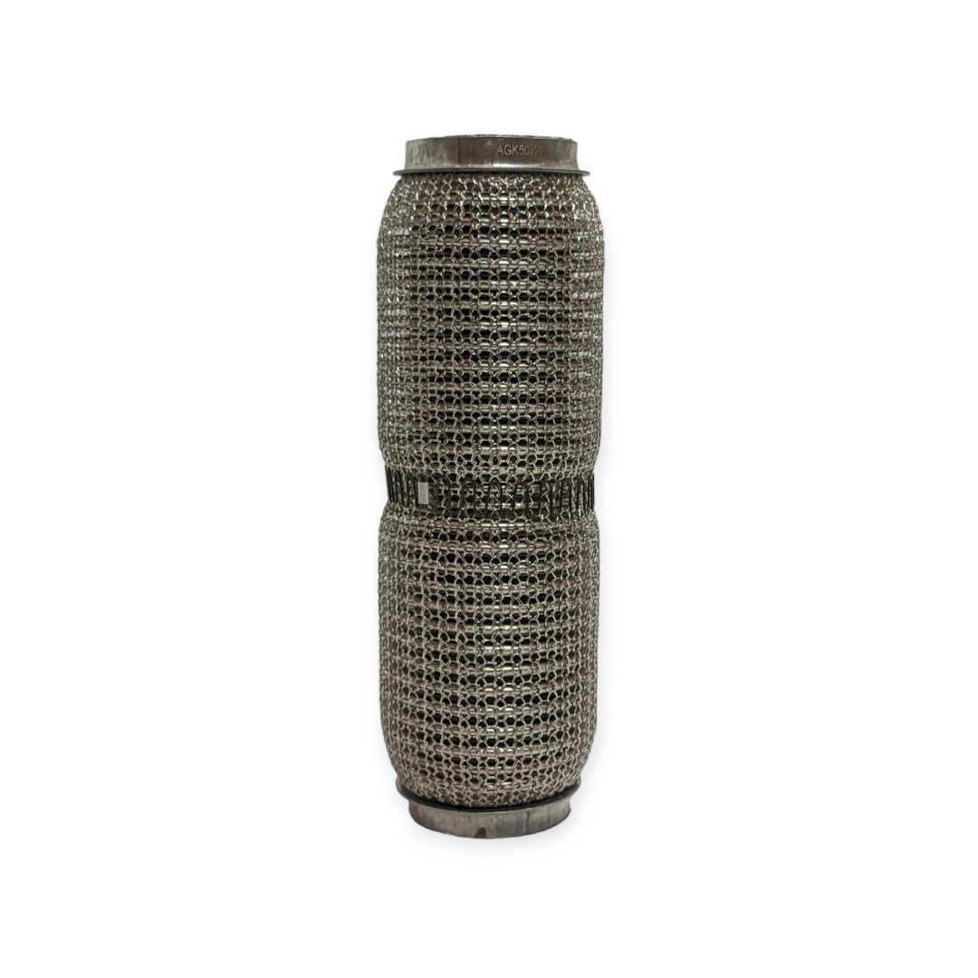 Гнучка туба вихлопу з сітчастимоблетенням гантелеподібна 50mm X 250mm DM50250 AGK