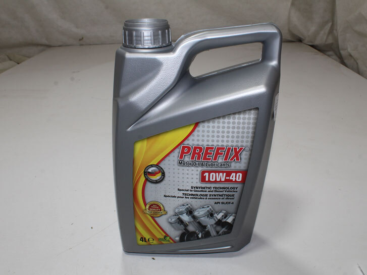 Олива моторна 10w40 (4 л) Prefix