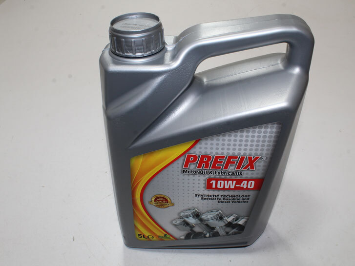 Олива моторна 10w40 (5 л) Prefix