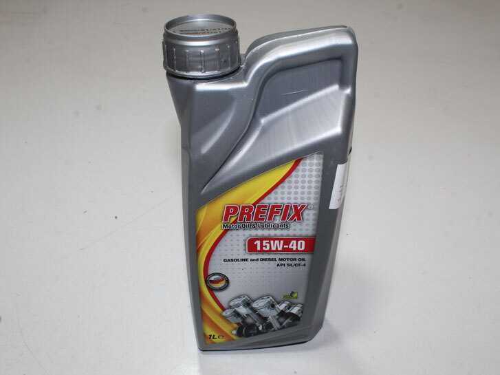 Олива моторна 15w40 (1 л) Prefix