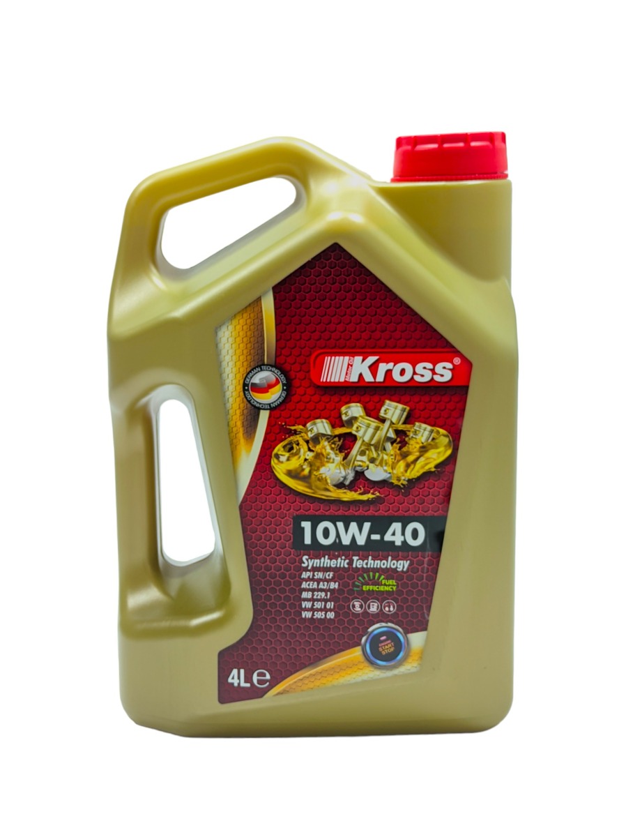 Олива моторна для бензинових та дизельних двигунів/KROSS 10W40 4л