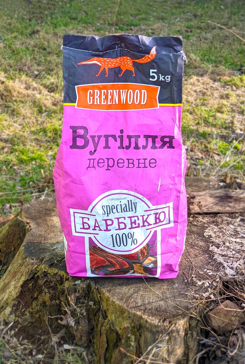 Вугілля для грилю барбекю, мангала 5кг Greenwood
