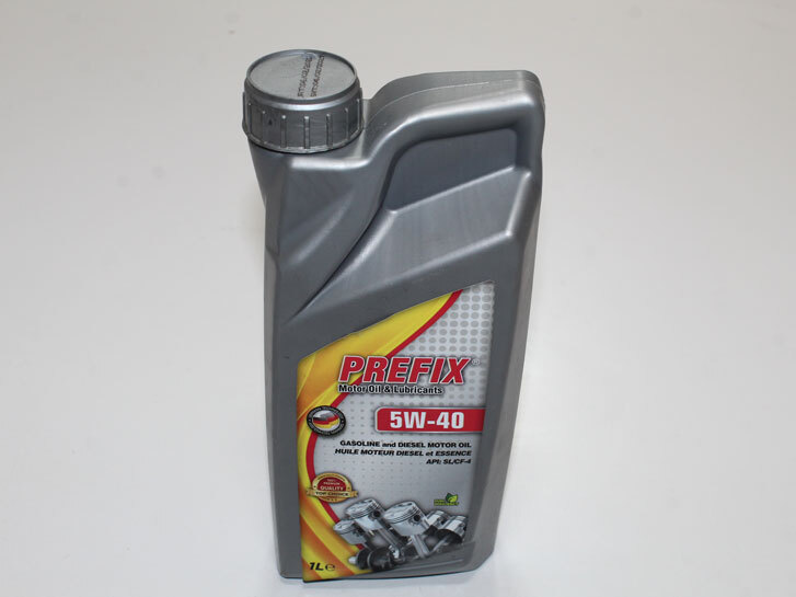 Олива моторна для бензинових та дизельних двигунів/PREFIX 5W40 API: SL/CF-4 IN 1L BOTTLE