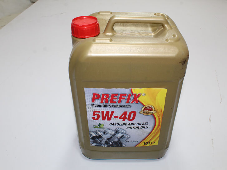 Олива моторна для бензинових та дизельних двигунів/PREFIX 5W40 API: SL/CF-4 IN 10L PAIL