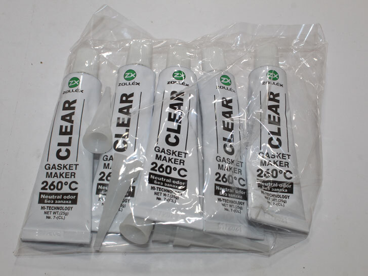 Герметик прокл. (прозорий) CLEAR-25g.в уп.5штПреміум 15012 Zollex