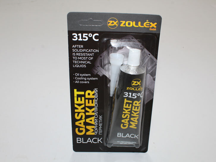 Герметик прокл. (чорний) BLACK-85g. 15005 Zollex