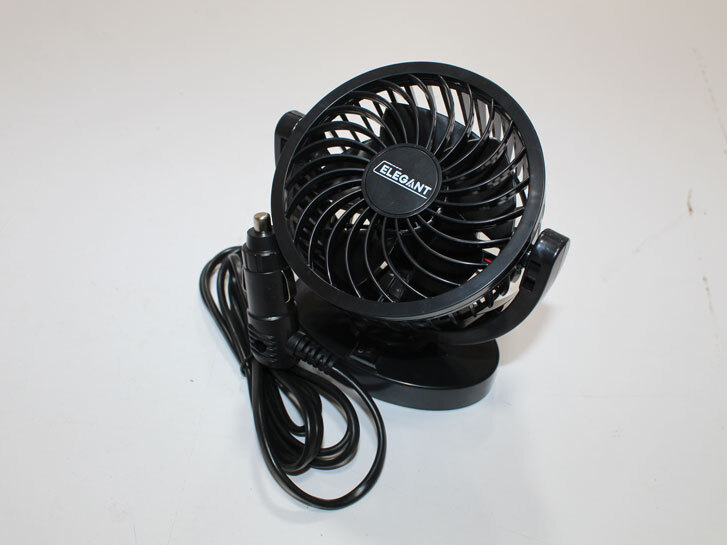 Вентилятор автомобільний 12V 4" (2 шв.) на підставці EL 101 549