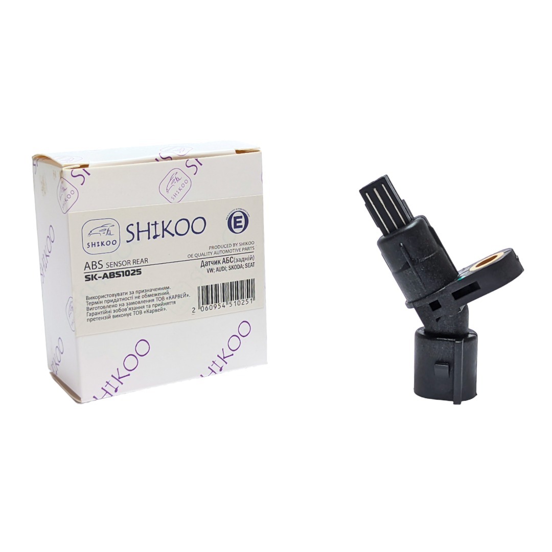Датчик ABS задній Skoda Octavia (97-11), VW Caddy (97-01), Golf (98-06), Audi A3 (97-03), Seat Leon (00-06), Toledo (99-04) 1J0927807B SHIKOO