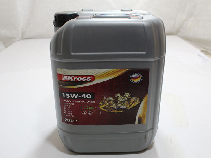 Олива моторна для дизельних двигунів KROSS 15W40 20л
