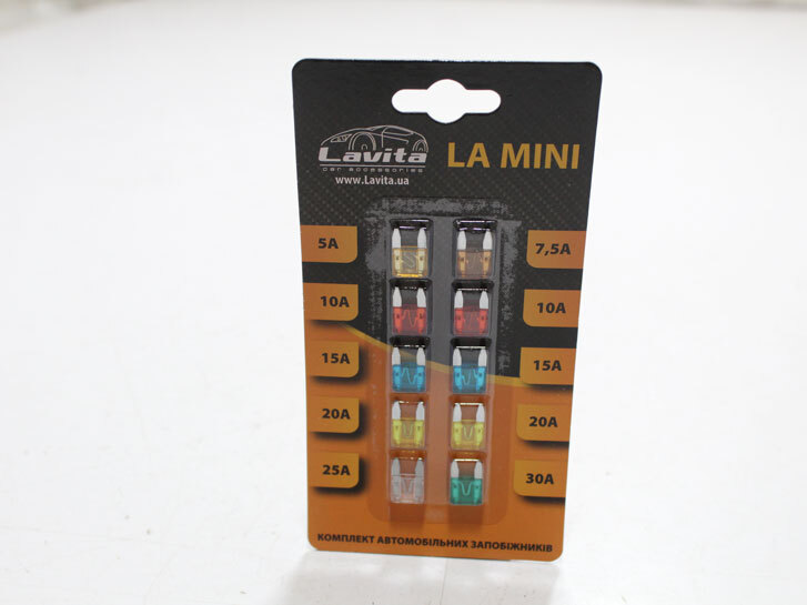 Предохранители Евро Mini (10 шт) 5-30А
