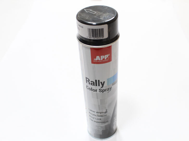 Фарба чорний глянець (0,600 мл) APP Rally Color Spray