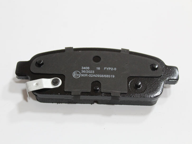 Колодки задні гальмівні CHEVROLET CRUZE 2009-,OPEL ASTRA 2009-, MOKKA 2012-, ORLANDO 2010-, VOLT 2011-, ZAFIRA 2009- BP3406 BREMSI