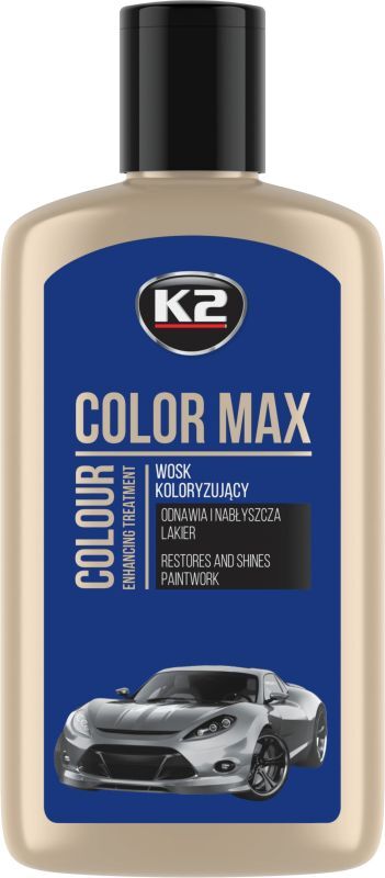 Поліроль для кузова із воском синій Color Max Blue 250мл.